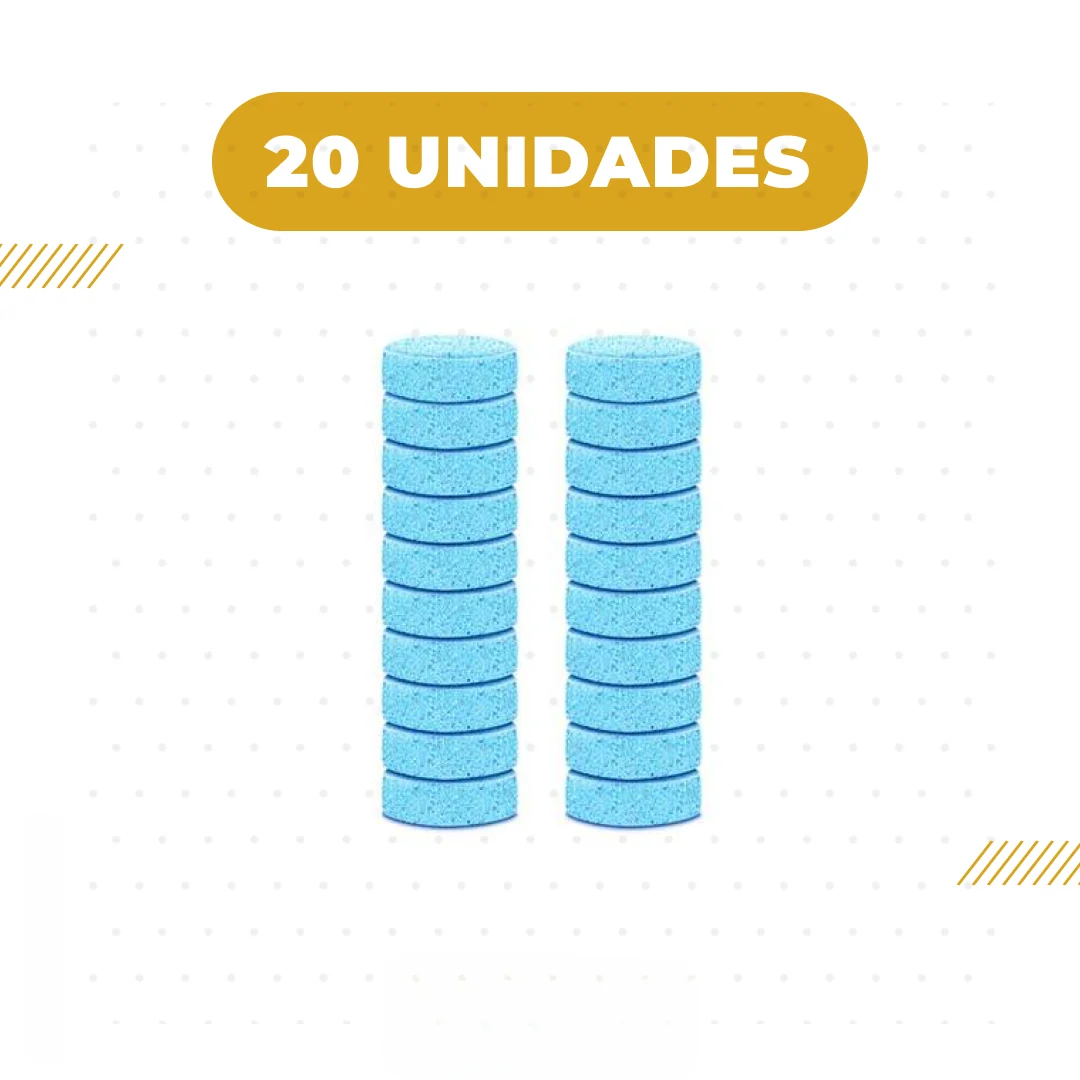 Pastilhas Efervescentes Limpa Para-brisa