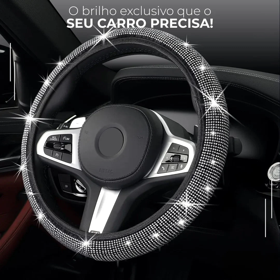 Capa de Volante com Strass
