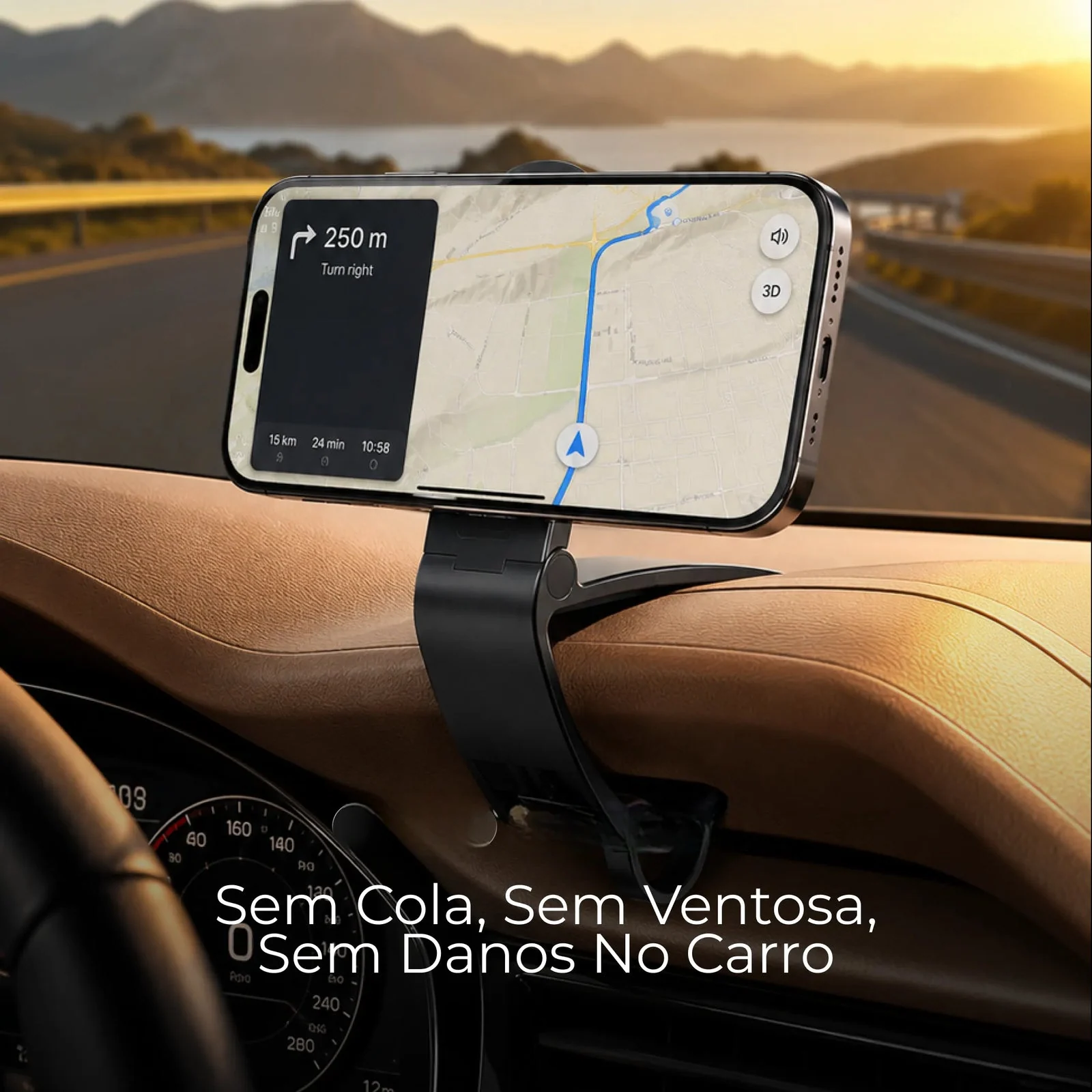 Suporte Magnético de Painel com Encaixe Dobrável