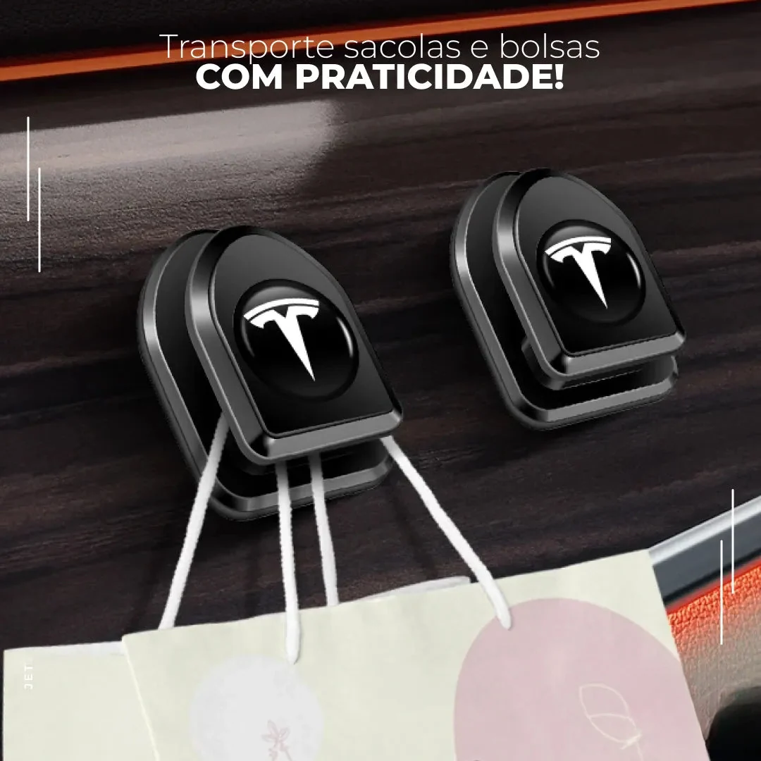 Mini Gancho Adesivo para Carro (Kit com 4)
