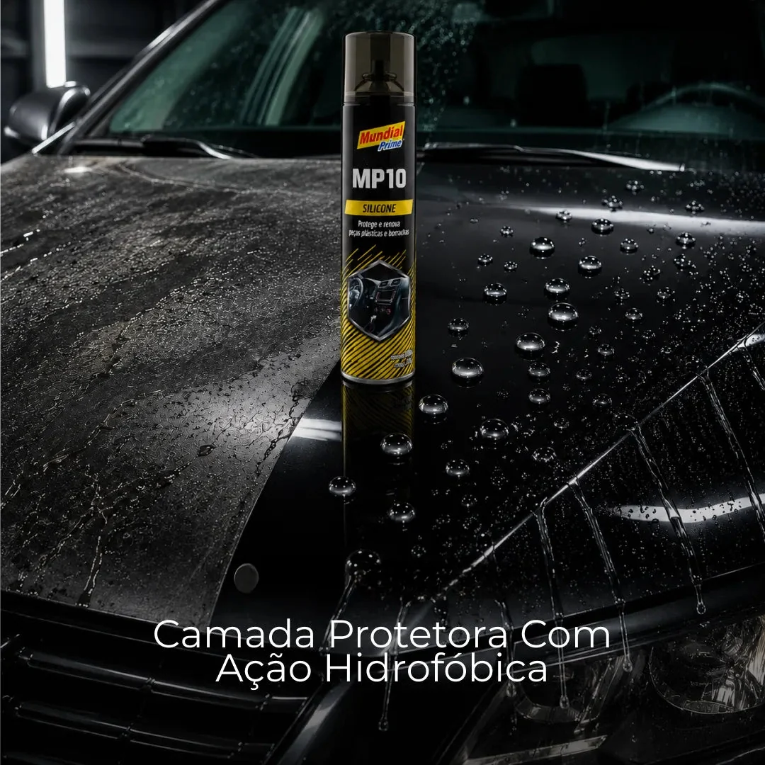 Silicone em Spray para Painel, Plásticos e Borrachas